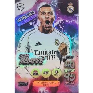Topps Match Attax Champions League 2025/26 Worldies Limited Edition WLE 11 KYLIAN MBAPPÉ