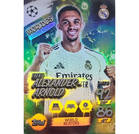 Topps Match Attax Champions League 2025/26 Worldies Limited Edition WLE 2 TRENT ALEXANDER-ARNOLD