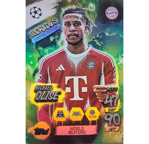 Topps Match Attax Champions League 2025/26 Worldies Limited Edition WLE 3 MICHAEL OLISE