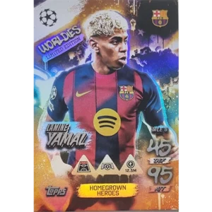 Topps Match Attax Champions League 2025/26 Worldies Limited Edition WLE 8 LAMINE YAMAL