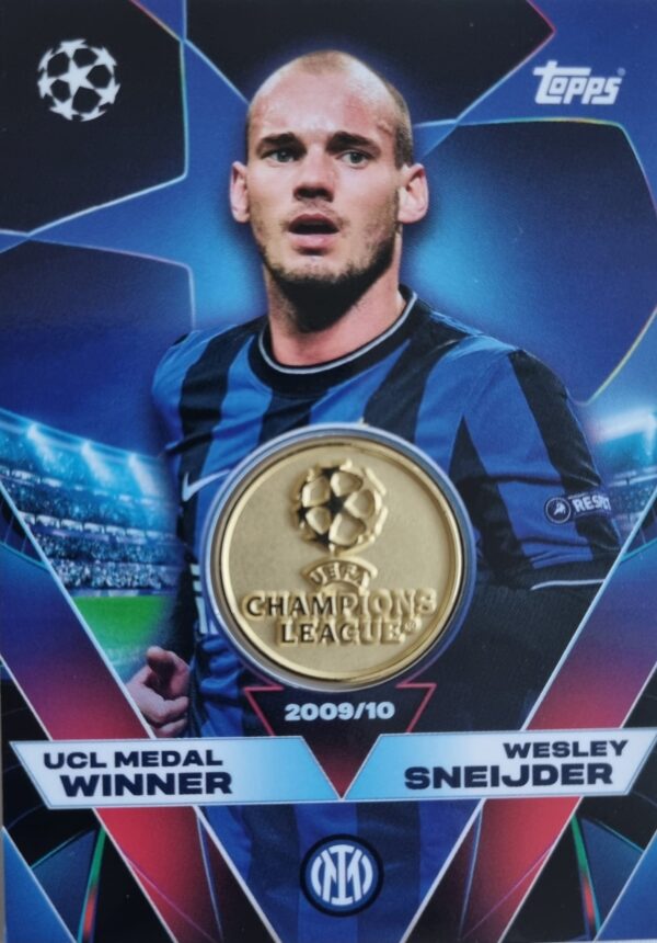 Topps Match Attax Champions League 2025/26 UCL Medal Winner Relic UCLW-WS Wesley Sneijder