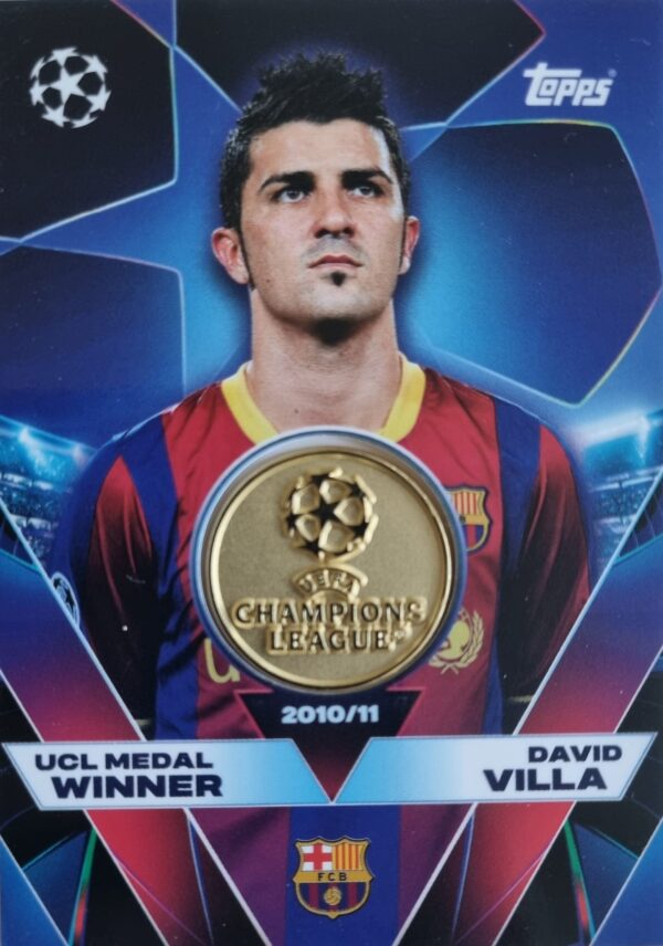 Topps Match Attax Champions League 2025/26 UCL Medal Winner Relic UCLW-DV David Villa