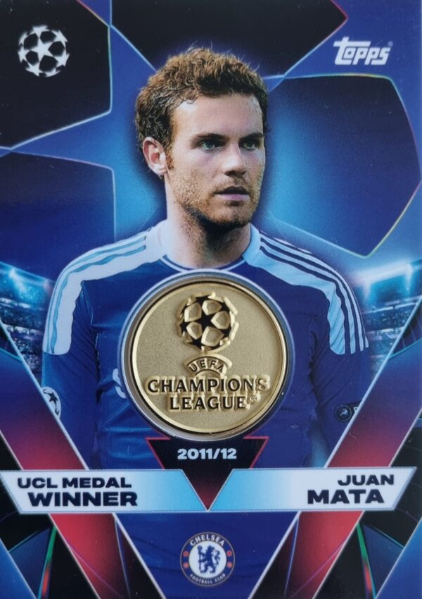 Topps Match Attax Champions League 2025/26 UCL Medal Winner Relic UCLW-JM Juan Mata