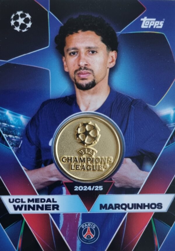 Topps Match Attax Champions League 2025/26 UCL Medal Winner Relic UCLW-MQ Marquinhos