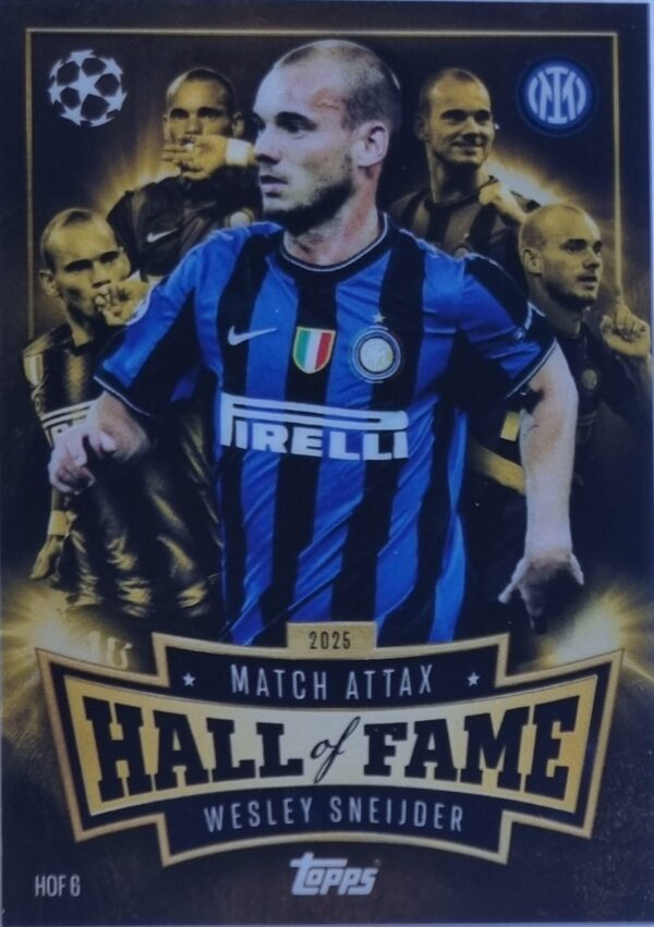 Topps Match Attax Champions League 2025/26 Hall of Fame HOF 6 WESLEY SNEIJDER
