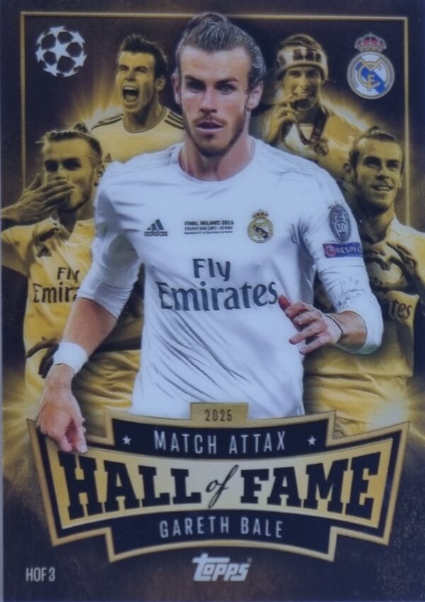 Topps Match Attax Champions League 2025/26 Hall of Fame HOF 3 GARETH BALE