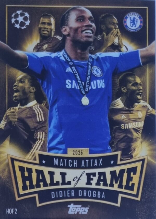 Topps Match Attax Champions League 2025/26 Hall of Fame HOF 2 DIDIER DROGBA