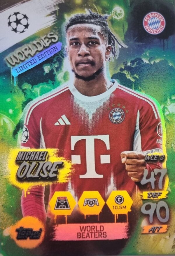 Topps Match Attax Champions League 2025/26 Worldies Limited Edition WLE 3 MICHAEL OLISE