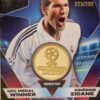 Topps Match Attax Champions League 2025/26 UCL Medal Winner Relic UCLW-ZZ Zinédine Zidane – Limited 223/299