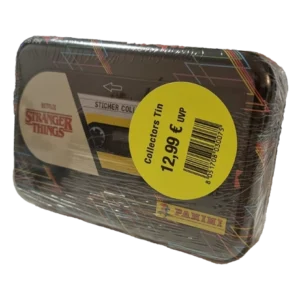 Panini Stranger Things Sticker 2025 Tin Dose | 50 Sticker + 2 XXL-Sticker | Offizielle Panini Sammeldose