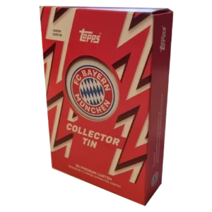 Topps Bayern München Collector Tin 2025/26 – 35 Karten | 3 Limited Editions | 2 Nummerierte Parallels | Autogramm-Chance