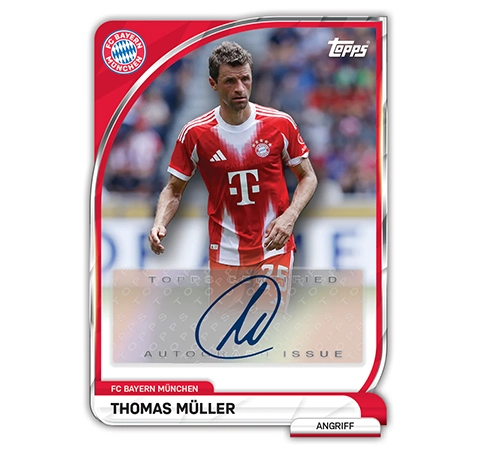 Topps Bayern München Collector Tin 2025/26 – 35 Karten | 3 Limited Editions | 2 Nummerierte Parallels | Autogramm-Chance