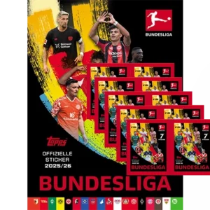 Topps Bundesliga Sticker 2025/26 Bundle kaufen | Album + 10 Tüten | Sticker-und-co