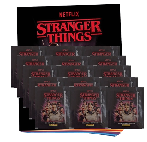 Panini Stranger Things Sticker 2025 Album + 15 Tüten kaufen – One Last Strange Adventure | Sticker-und-co.de