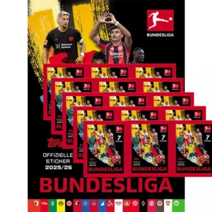 Topps Bundesliga Sticker 2025/26 Bundle kaufen | Album + 15 Tüten | Sticker-und-co