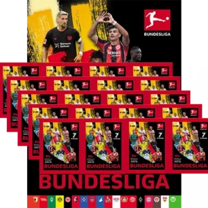 Topps Bundesliga Sticker 2025/26 XXL Starter Bundle | Softcover Album + 20 Stickertüten