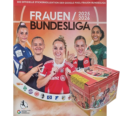 Panini Frauen Bundesliga 2025/26 Sticker Album + Display