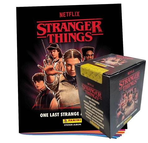 Panini Stranger Things Sticker 2025 Album + Display kaufen – One Last Strange Adventure | Sticker-und-co.de