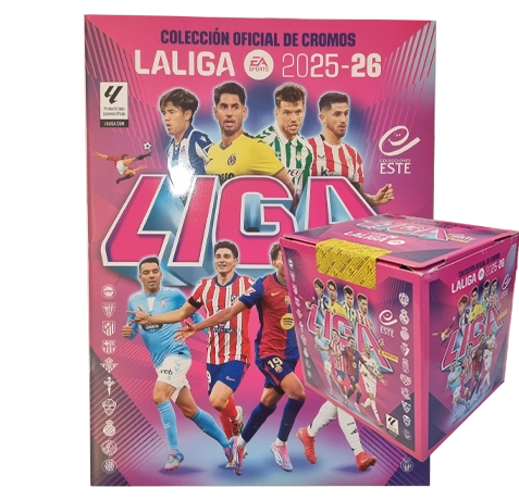 Panini LaLiga Sticker 2025/26 | Stickeralbum & Display – Offizielle Panini Kollektion (400 Sticker)