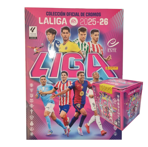 Panini LaLiga Sticker 2025/26 | Stickeralbum & Display – Offizielle Panini Kollektion (400 Sticker)
