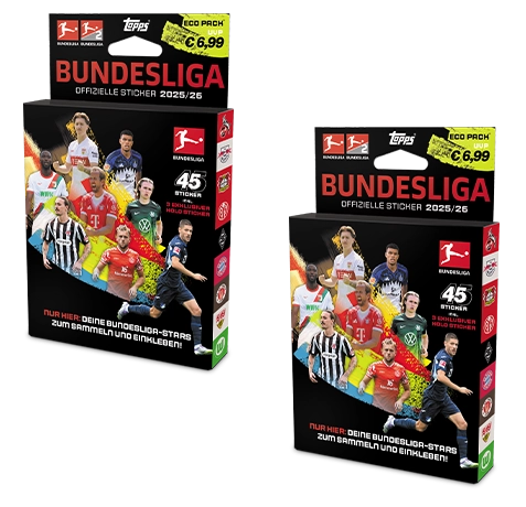 Topps Bundesliga Sticker 2025/26 2 Eco Packs