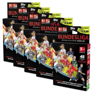 Topps Bundesliga Sticker 2025/26 XXL Bundle kaufen | 5 Eco Packs | Sticker-und-co
