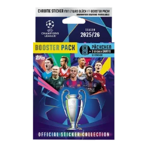 Topps Champions League Sticker 2025/26 – Eco Blister Pack (51 Sticker)
