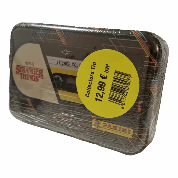 Panini Stranger Things Sticker 2025 Tin Dose | 50 Sticker + 2 XXL-Sticker | Offizielle Panini Sammeldose