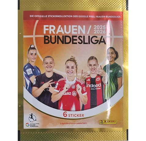 Panini Frauen Bundesliga 2025/26 Sticker Tüte