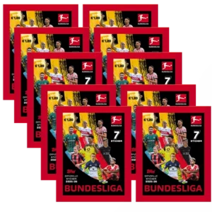 Topps Bundesliga Sticker 2025/26 | 10 Stickertüten Set | Sticker-und-co