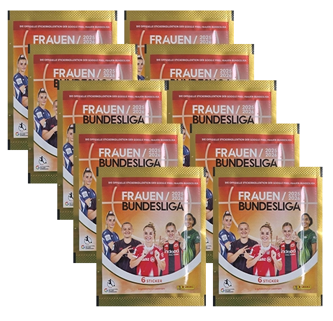 Panini Frauen Bundesliga 2025/26 Sticker 10 Tüten