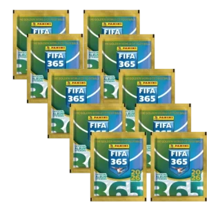 Panini FIFA 365 2026 Sticker | 10 Tüten à 5 Sticker | 50 Sticker | Sticker-und-co.de