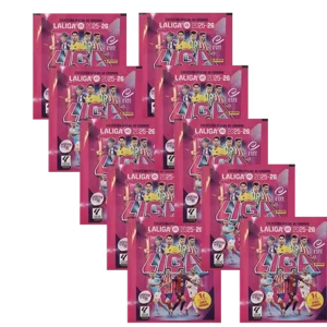 Panini LaLiga Sticker 2025/26 | 10 Tüten – Offizielle Panini Kollektion (80 Sticker)