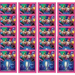 Topps Champions League Sticker 2025/26 – 20 Stickertüten (120 Sticker)