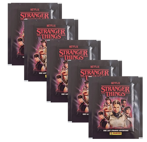 Panini Stranger Things Sticker 2025 | One Last Strange Adventure | 5 Stickertüten kaufen | Sticker-und-co.de