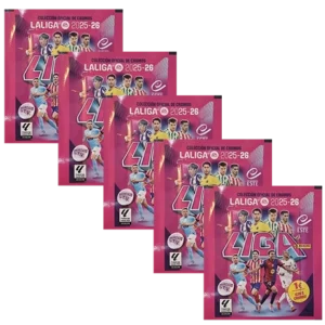 Panini LaLiga Sticker 2025/26 | 5 Tüten – Offizielle Panini Kollektion (40 Sticker)