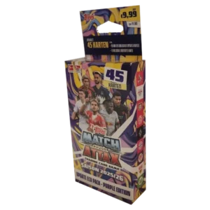 Topps Match Attax Bundesliga 2025/2026 – Update Eco Pack Purple Edition | 45 Karten + Limited Edition Karte