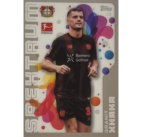 Topps Match Attax Bundesliga 2025/26 | C-12 Chrome Spektrum Granit Xhaka