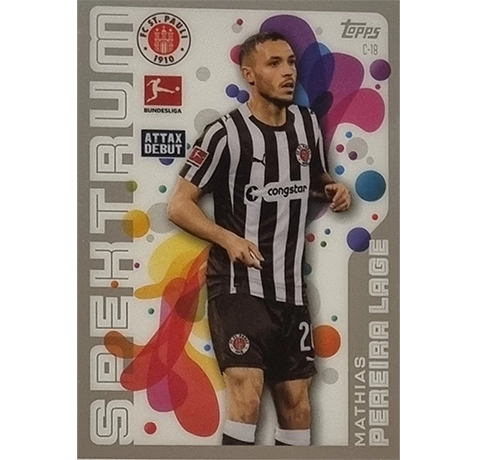 Topps Match Attax Bundesliga 2025/26 | C-18 Chrome Spektrum Mathias Pereira