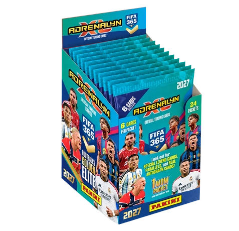 Panini FIFA 365 Adrenalyn XL 2027 Flow Pack Display 24 Booster