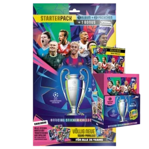 Topps Champions League Sticker 2025/26 Starterpack + Display