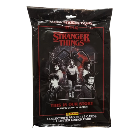 Panini Stranger Things Trading Cards Starter Set | Ordner, 3 Booster & LE