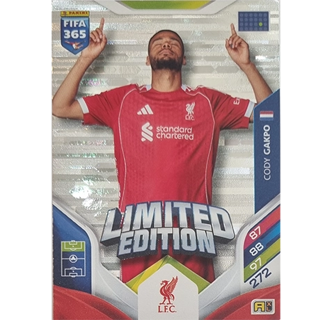 Panini FIFA 365 2026 Adrenalyn XL – Limited Edition Karte Cody Gakpo