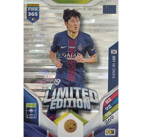 Panini FIFA 365 2026 Adrenalyn XL – Limited Edition Karte Kang-In Lee