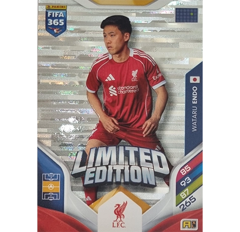 Panini FIFA 365 2026 Adrenalyn XL – Limited Edition Karte Waturo Endo