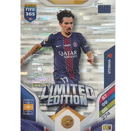 Panini FIFA 365 2026 Adrenalyn XL – Limited Edition Karte Vitinha