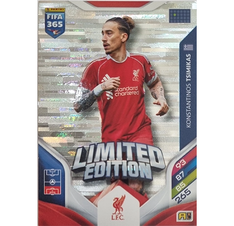 Panini FIFA 365 2026 Adrenalyn XL – Limited Edition Karte Konstantinos Tsimikas