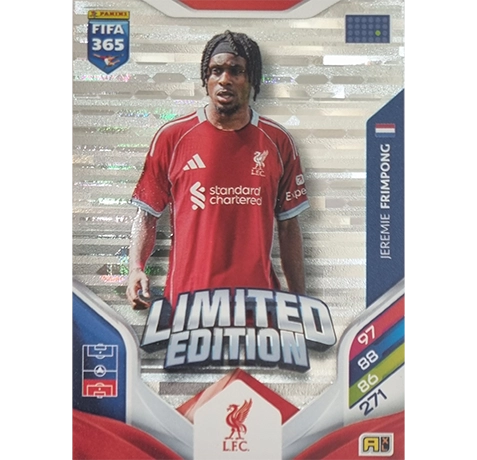 Panini FIFA 365 2026 Adrenalyn XL – Limited Edition Karte Jeremie Frimpong