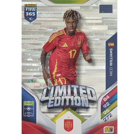 Panini FIFA 365 2026 Adrenalyn XL – Limited Edition Karte Nico Williams