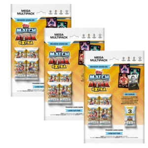 Topps UEFA Champions League Match Attax EXTRA 2025/26 3x MEGA Multipack
